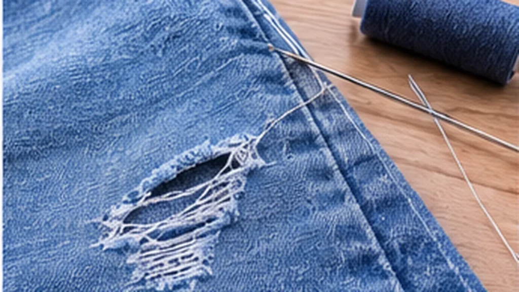 Jeans flicken: Loch in Denim dauerhaft reparieren – Fixkultur